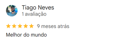 Avaliação Google #6