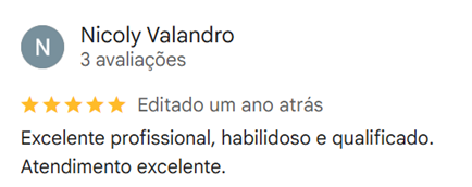 Avaliação Google #1