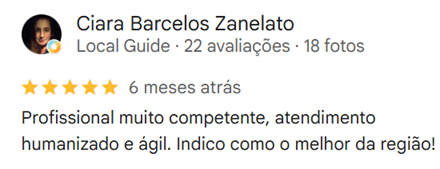 Avaliação Google #5